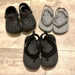 Boys lot of 3 sandals